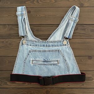 Furst of a‎ Kind Denim Overall Top with Belt
